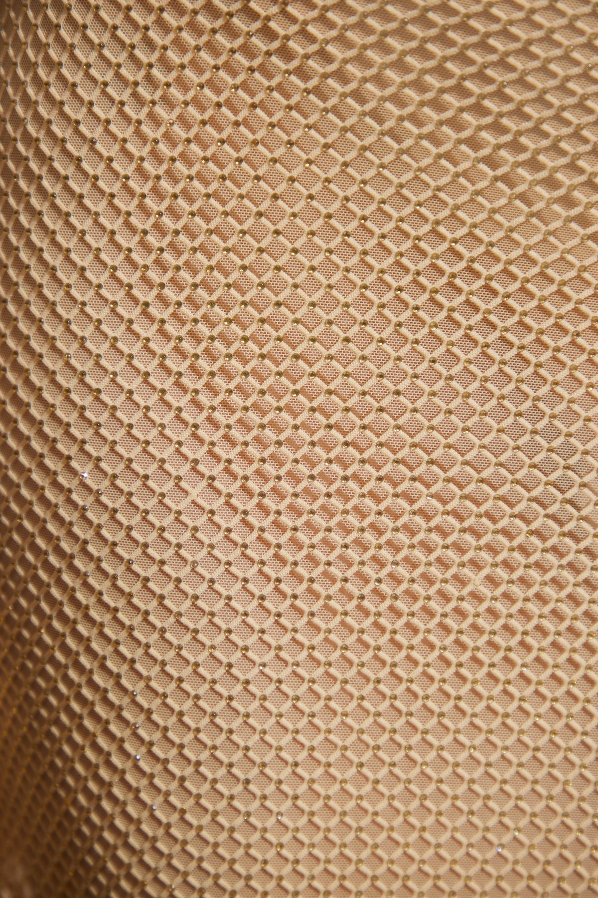 Embellished Strap Detail Mini Skirt in Gold